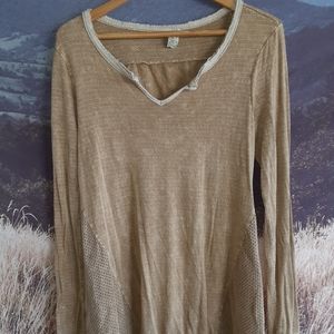 Gimmicks tan dress